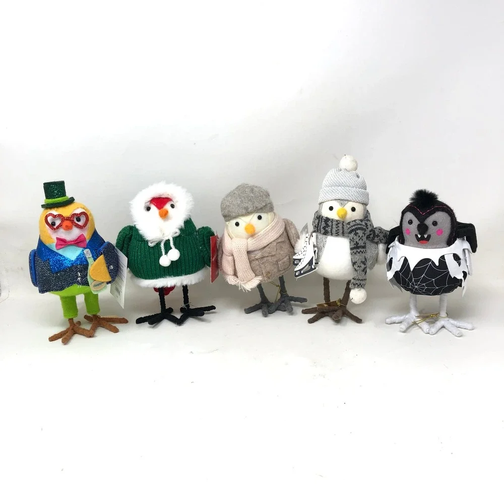 Target Featherly Friends Bird Lot of 5 Mepak Dazzle Rime Ballyhoo Skitter